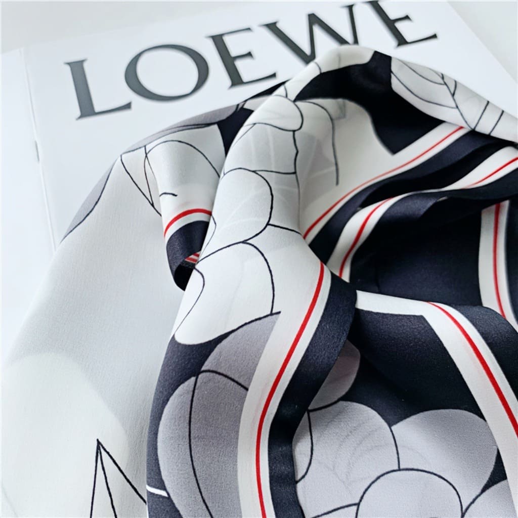 MaraSilk Pure Mulberry Silk Scarf - Ribbon Satin MS773