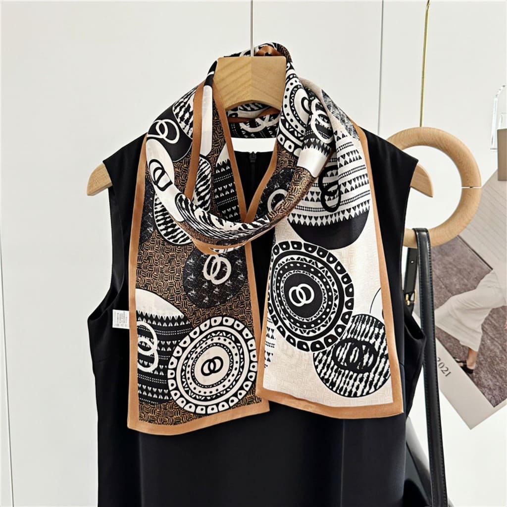 MaraSilk Pure Mulberry Silk Scarf - Ribbon Satin MS776 59" x 6" MS77601