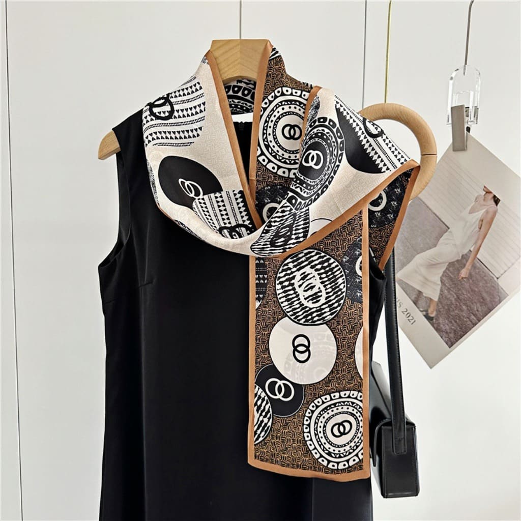 MaraSilk Pure Mulberry Silk Scarf - Ribbon Satin MS776