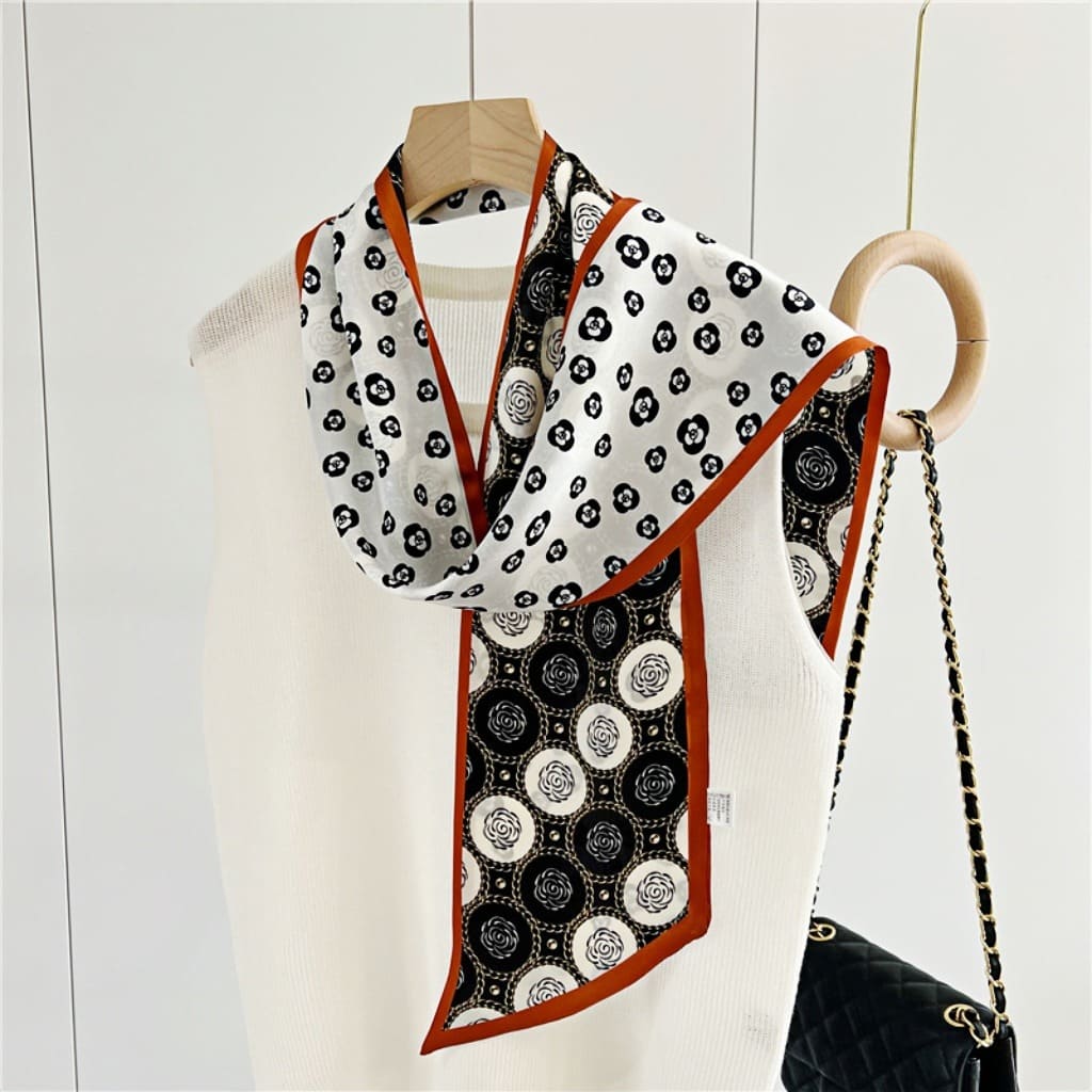 MaraSilk Pure Mulberry Silk Scarf - Ribbon Satin MS777