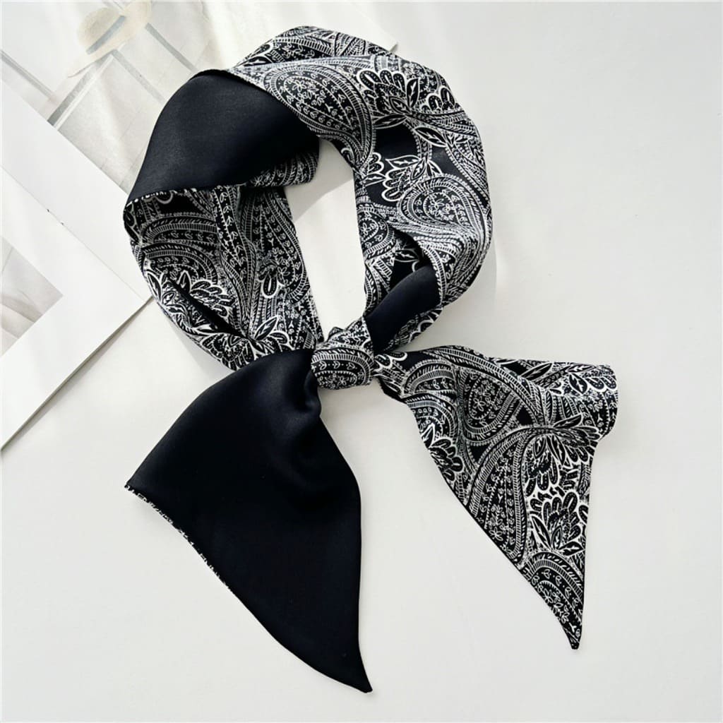 MaraSilk Pure Mulberry Silk Scarf - Ribbon Satin MS778