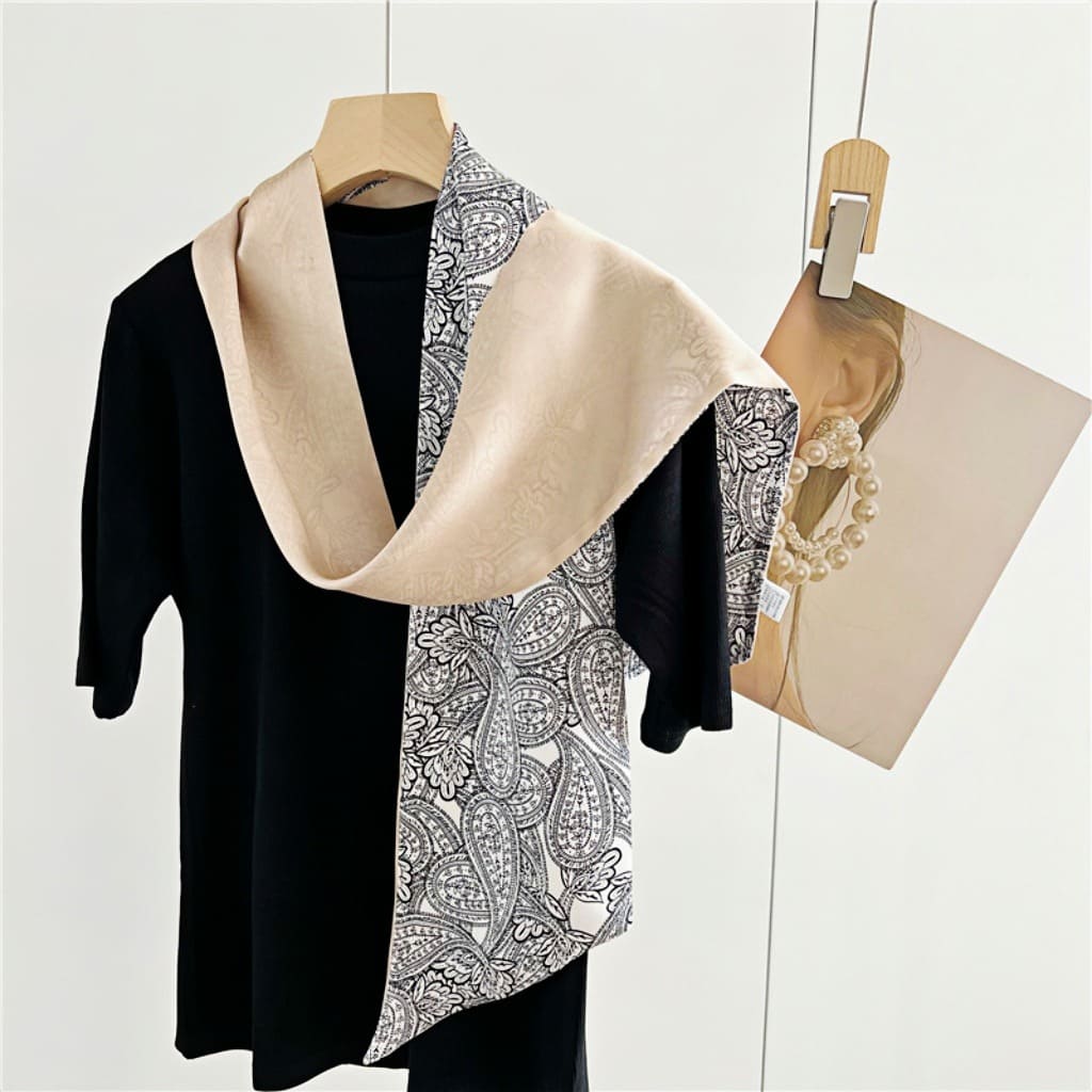 MaraSilk Pure Mulberry Silk Scarf - Ribbon Satin MS778