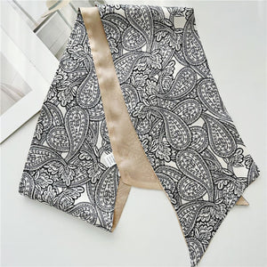 MaraSilk Pure Mulberry Silk Scarf - Ribbon Satin MS778 59" x 6" MS77801