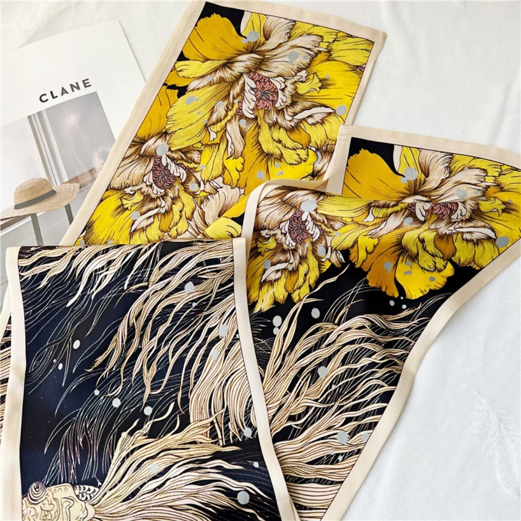 MaraSilk Pure Mulberry Silk Scarf - Ribbon Satin MS779