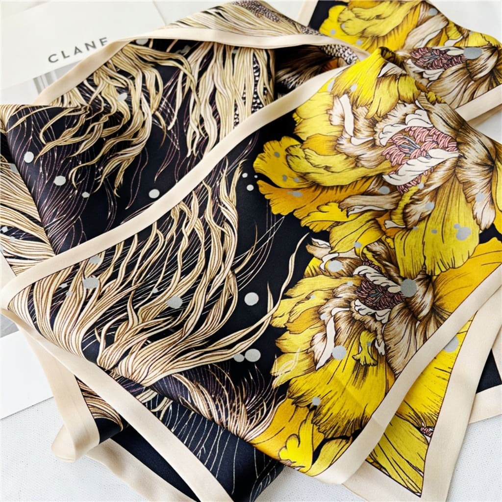 MaraSilk Pure Mulberry Silk Scarf - Ribbon Satin MS779