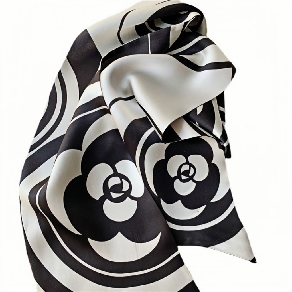 MaraSilk Pure Mulberry Silk Scarf - Ribbon Satin MS781