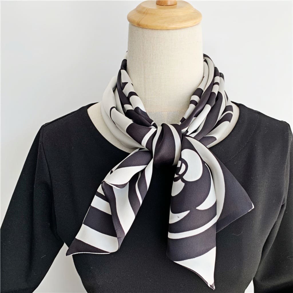 MaraSilk Pure Mulberry Silk Scarf - Ribbon Satin MS781 59" x 6" MS78101