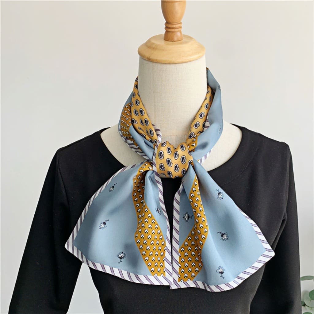 MaraSilk Pure Mulberry Silk Scarf - Ribbon Satin MS782 59" x 6" MS78201