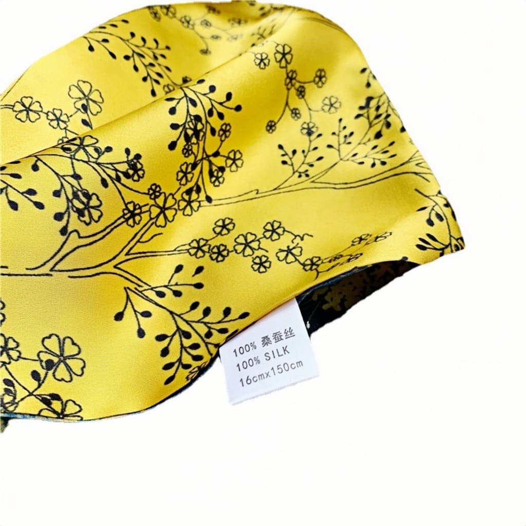 MaraSilk Pure Mulberry Silk Scarf - Ribbon Satin MS783