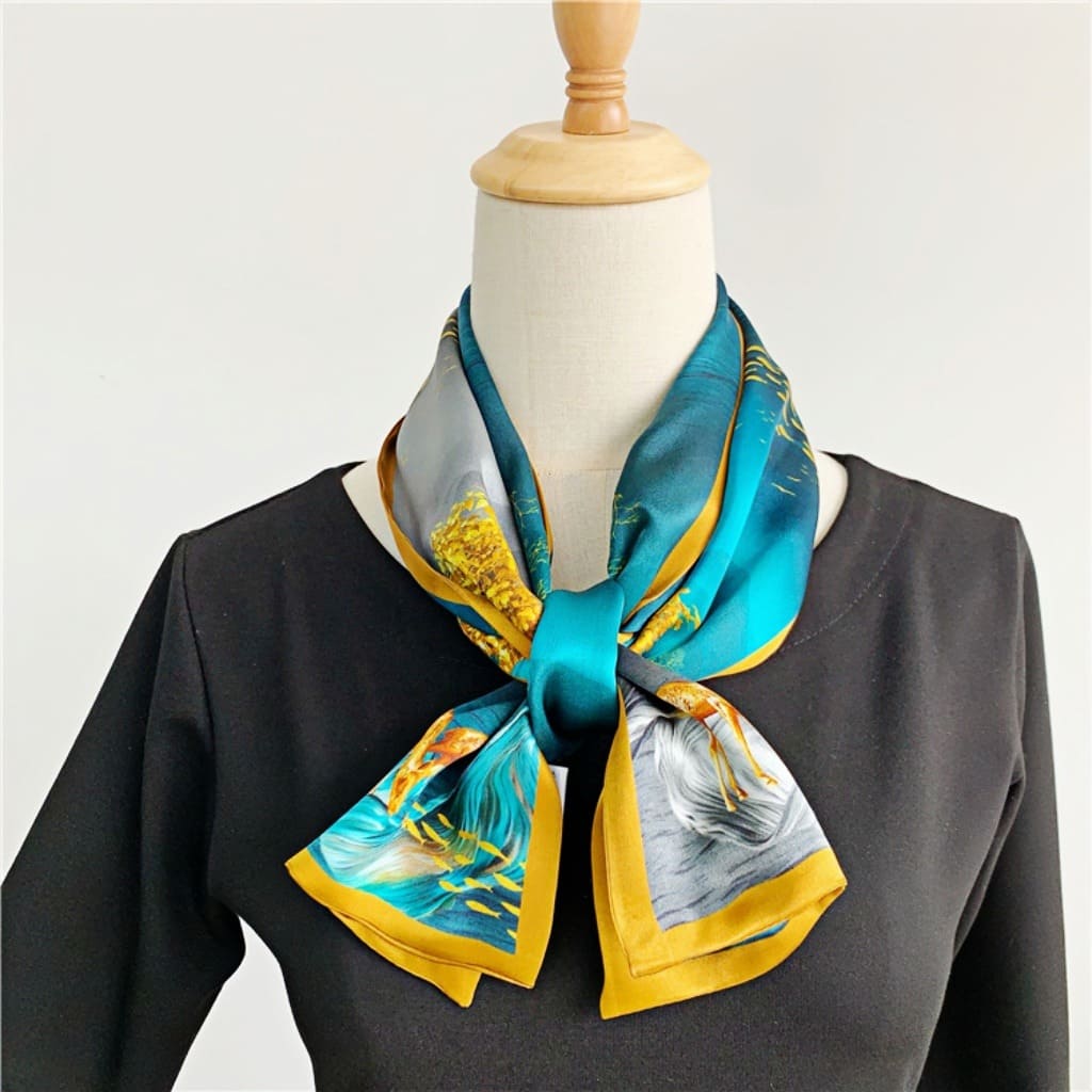 MaraSilk Pure Mulberry Silk Scarf - Ribbon Satin MS784 59" x 6" MS78401