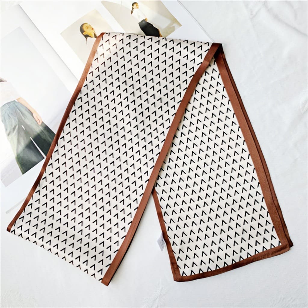 MaraSilk Pure Mulberry Silk Scarf - Ribbon Satin MS785