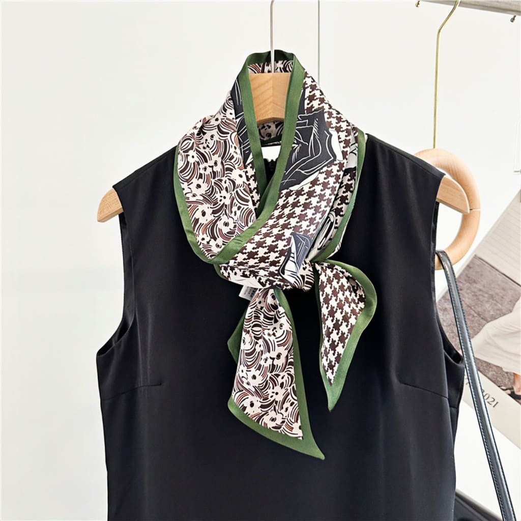 MaraSilk Pure Mulberry Silk Scarf - Ribbon Satin MS788 59" x 6" MS78801