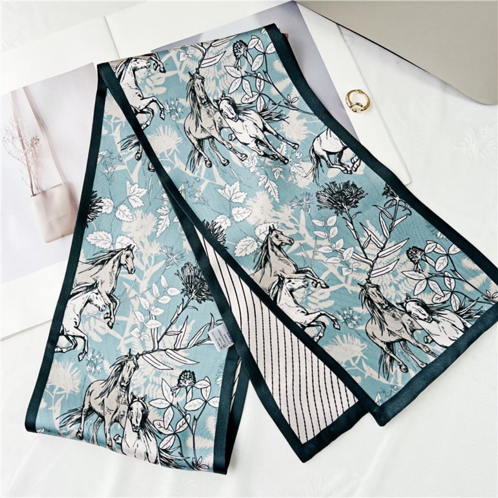 MaraSilk Pure Mulberry Silk Scarf - Ribbon Satin MS789