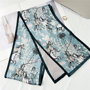 MaraSilk Pure Mulberry Silk Scarf - Ribbon Satin MS789