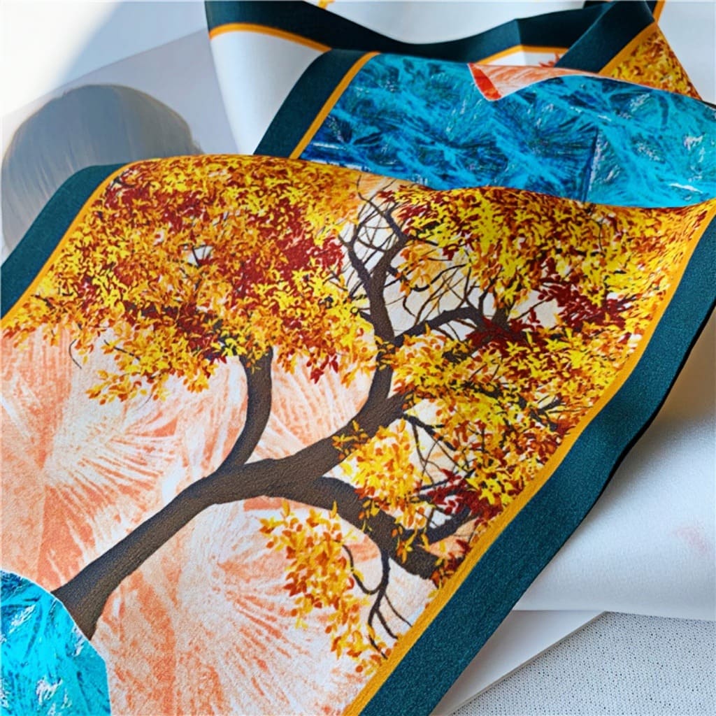 MaraSilk Pure Mulberry Silk Scarf - Ribbon Satin MS790