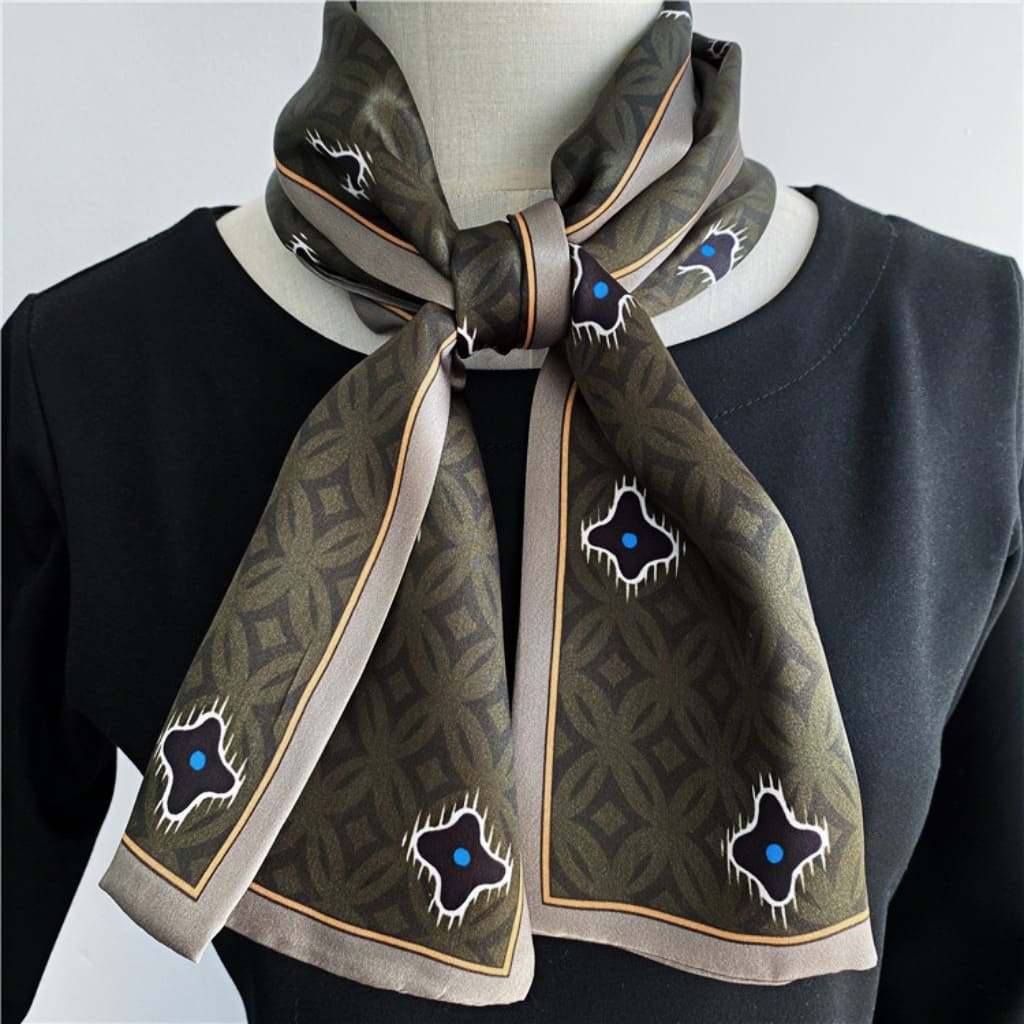 MaraSilk Pure Mulberry Silk Scarf - Ribbon Satin MS791 59" x 6" MS79101