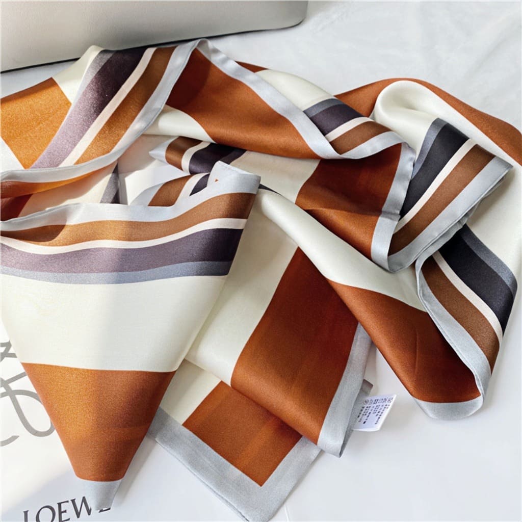 MaraSilk Pure Mulberry Silk Scarf - Ribbon Satin MS792