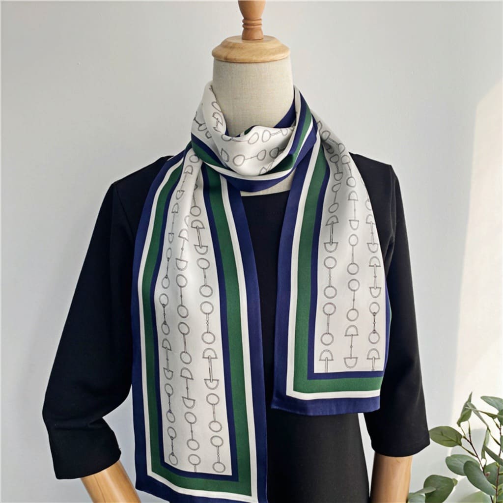 MaraSilk Pure Mulberry Silk Scarf - Ribbon Satin MS795