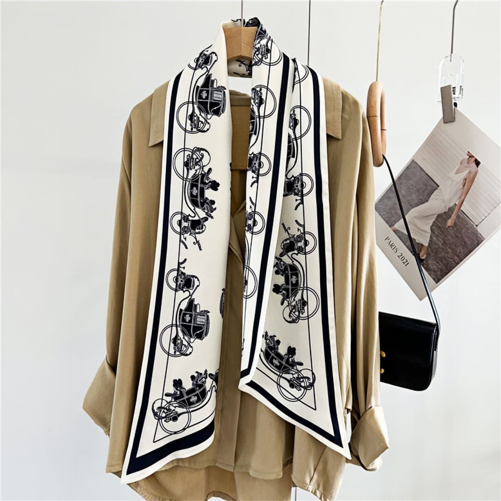 MaraSilk Pure Mulberry Silk Scarf - Ribbon Twill MS796