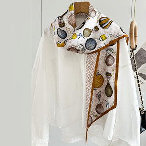 MaraSilk Pure Mulberry Silk Scarf - Ribbon Twill MS796