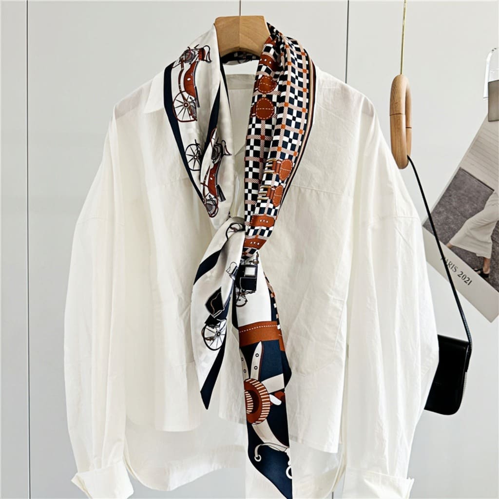 MaraSilk Pure Mulberry Silk Scarf - Ribbon Twill MS796