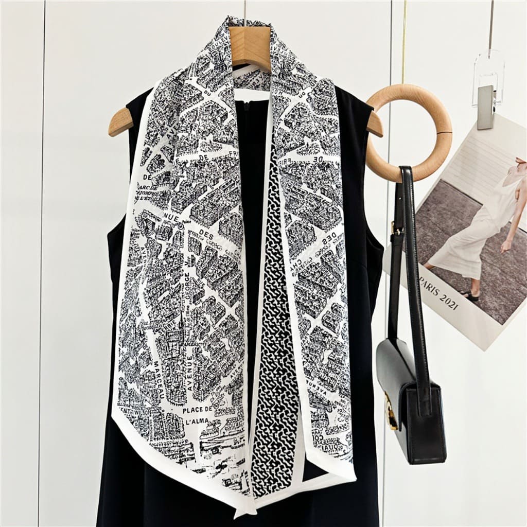 MaraSilk Pure Mulberry Silk Scarf - Ribbon Twill MS796