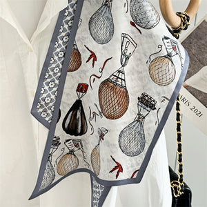 MaraSilk Pure Mulberry Silk Scarf - Ribbon Twill MS797