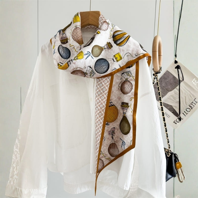 MaraSilk Pure Mulberry Silk Scarf - Ribbon Twill MS925