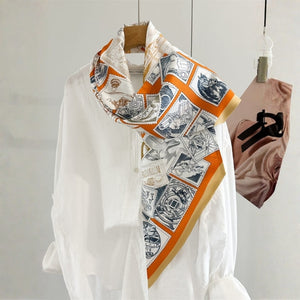 MaraSilk Pure Mulberry Silk Scarf - Ribbon Twill MS927 59" x 8" MS92703