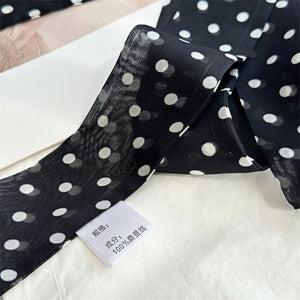 MaraSilk Pure Mulberry Silk Scarf - Skinny Chiffon MS805