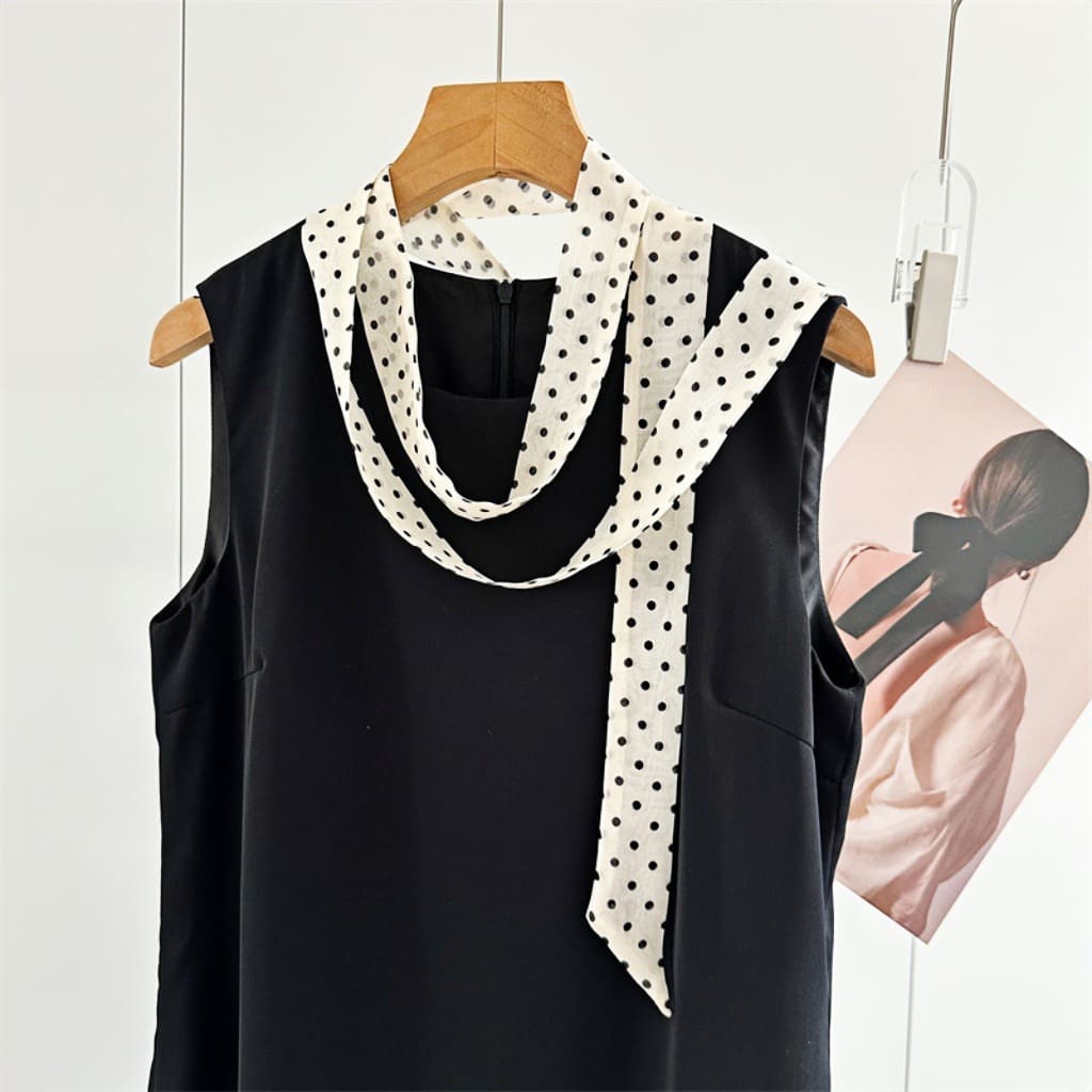 MaraSilk Pure Mulberry Silk Scarf - Skinny Chiffon MS805