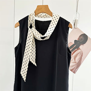 MaraSilk Pure Mulberry Silk Scarf - Skinny Chiffon MS805