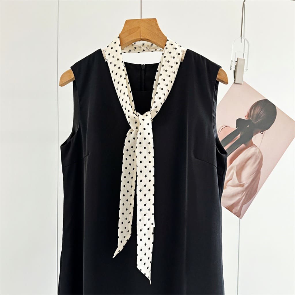 MaraSilk Pure Mulberry Silk Scarf - Skinny Chiffon MS805