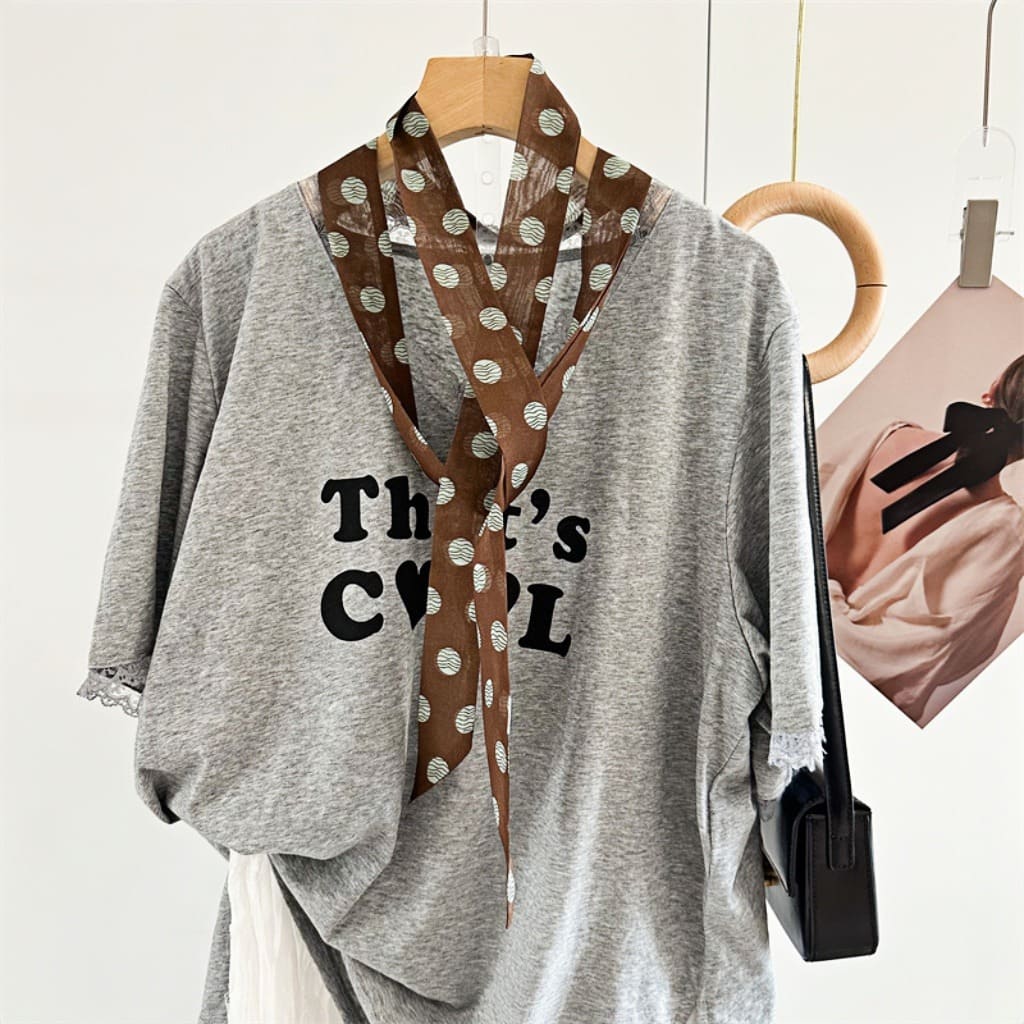 MaraSilk Pure Mulberry Silk Scarf - Skinny Chiffon MS805