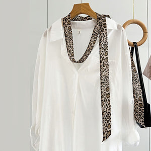 MaraSilk Pure Mulberry Silk Scarf - Skinny Chiffon MS805