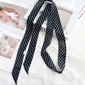 MaraSilk Pure Mulberry Silk Scarf - Skinny Chiffon MS805 71" x 1.6" MS80506