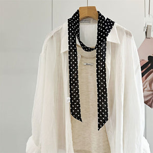 MaraSilk Pure Mulberry Silk Scarf - Skinny Chiffon MS805