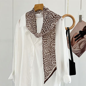 MaraSilk Pure Mulberry Silk Scarf - Skinny Chiffon MS806