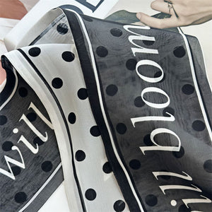 MaraSilk Pure Mulberry Silk Scarf - Skinny Chiffon MS806