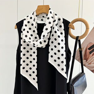 MaraSilk Pure Mulberry Silk Scarf - Skinny Chiffon MS806