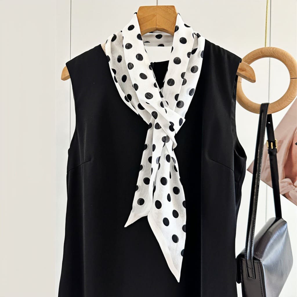 MaraSilk Pure Mulberry Silk Scarf - Skinny Chiffon MS806