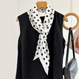 MaraSilk Pure Mulberry Silk Scarf - Skinny Chiffon MS806