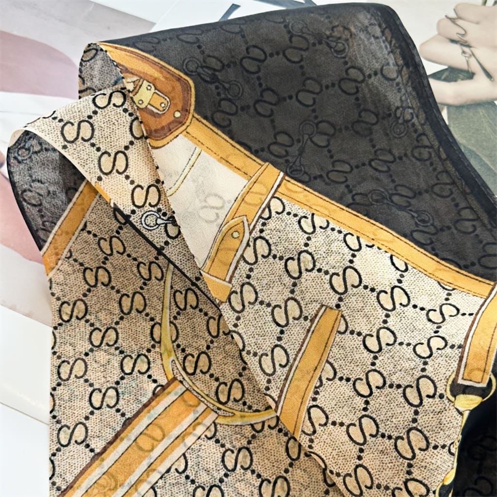 MaraSilk Pure Mulberry Silk Scarf - Skinny Chiffon MS806