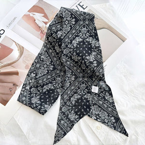 MaraSilk Pure Mulberry Silk Scarf - Skinny Chiffon MS806