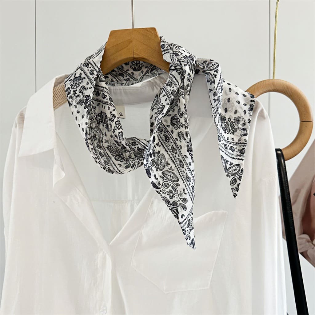 MaraSilk Pure Mulberry Silk Scarf - Skinny Chiffon MS806