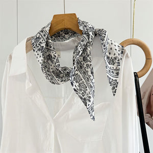 MaraSilk Pure Mulberry Silk Scarf - Skinny Chiffon MS806