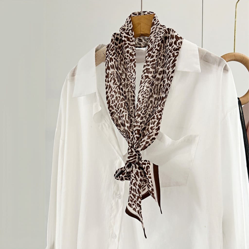 MaraSilk Pure Mulberry Silk Scarf - Skinny Chiffon MS806