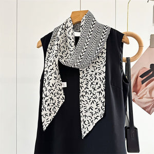 MaraSilk Pure Mulberry Silk Scarf - Skinny Chiffon MS806