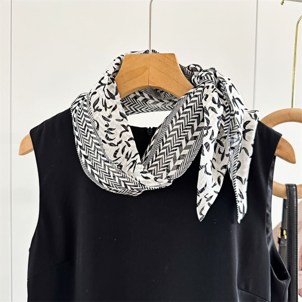 MaraSilk Pure Mulberry Silk Scarf - Skinny Chiffon MS806