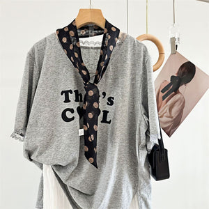 MaraSilk Pure Mulberry Silk Scarf - Skinny Chiffon MS807